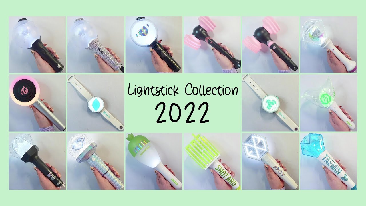 my kpop lightstick collection 2022 May 