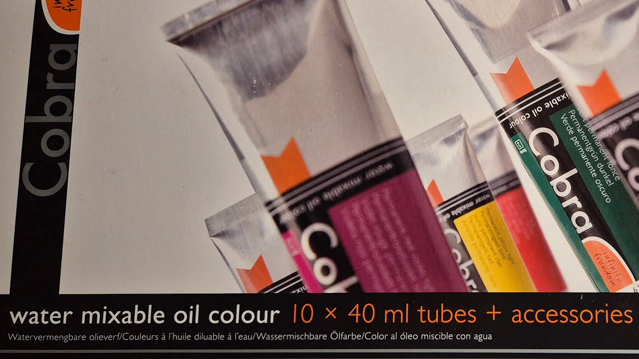 Cobra Wasservermischbare Ölfarben Starter Set 🎨