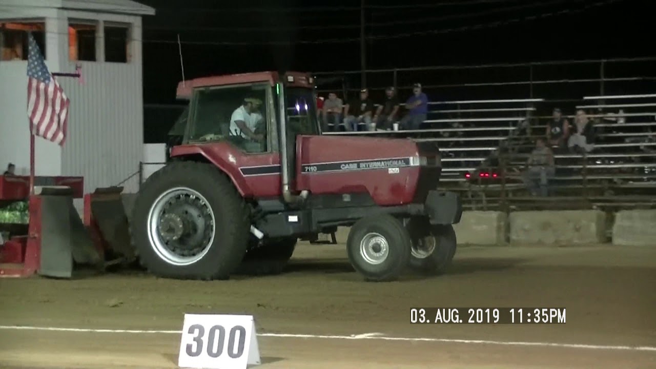 16,000LB FARM STOCK TRACTORS AT THE 2019 FAYETTE COUNTY INDIANA FREE FAIR PULL YouTube