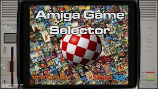 AGS 2.6  Amiga Game Selector  on Batocera 50Hz +VRR testing three games with bezel and shader.