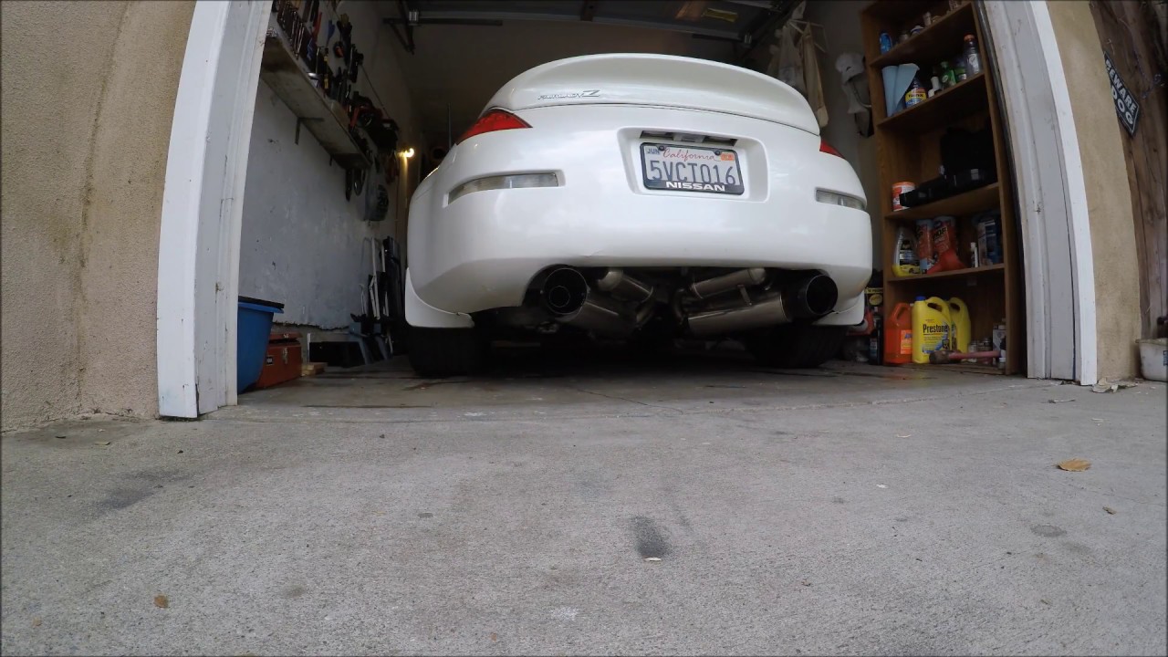 350z DC headers, test pipes, hks exhaust YouTube