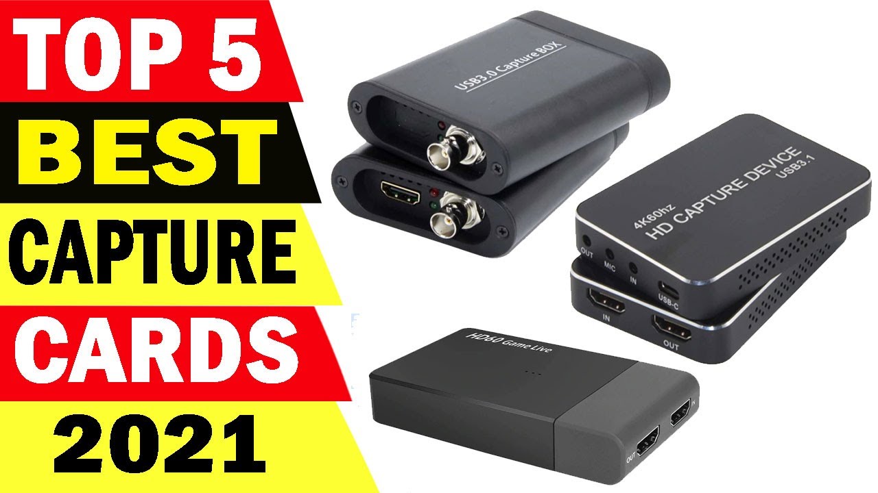 Top 5 Best Capture Cards Review 2021 - YouTube