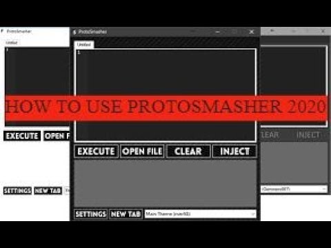 How To Setup And Use Protosmasher For Roblox In 2020 Youtube - roblox protosmasher 2020