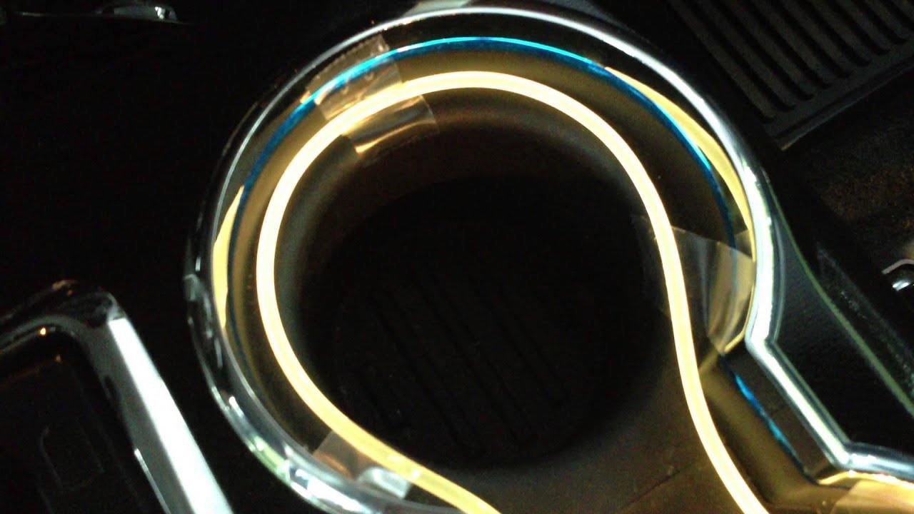 rough draft fiber optic tubing led ambient lighting setup for