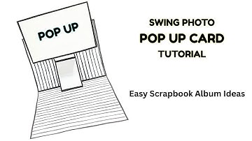 Pop up Card | Swing Pop up Card making | Photo Pop up Card | How to make Swing pop up card #craft