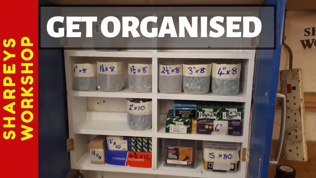 Simple Cupboard Unit For Organising Screws - YouTube