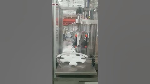 Automatic powder can tin filling sealing seaming packing machine installation video