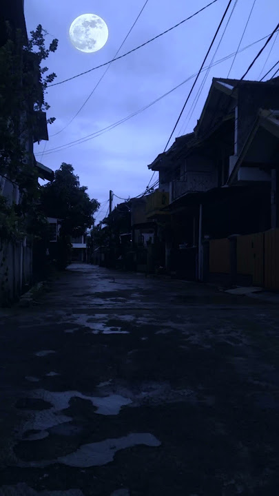 Malam yang cerah di pedesaan #shorts #relaxing