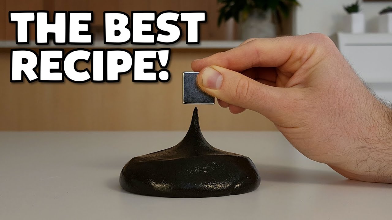 Best Recipe for Magnetic Slime! - YouTube