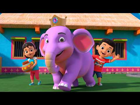 हाथी राजा और 12 मिनट नॉन-स्टॉप रोमांचक राइम्स | Hindi Rhymes For Kids | Magic Wala Munna