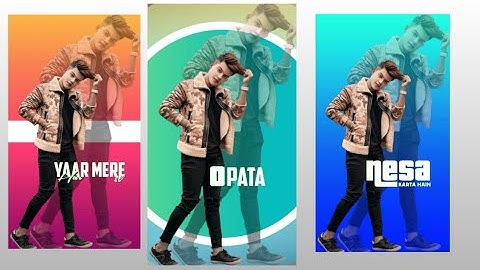 Lyrics whatsapp status kaise banaye kinemaster | lyrics status editing | attitude status editing