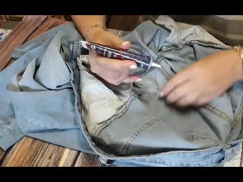 Чем склеить джинсовую ткань в домашних условиях