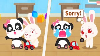 Baby Panda's Family And Friends - Children Learn To Become a Polite Boy - BabyBus Games Video screenshot 3