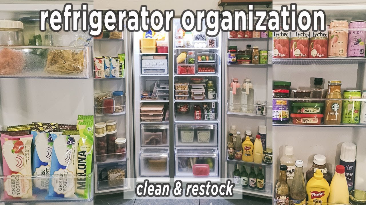 Fridge Organization | Satisfying Cleaning and Restock | Relaxing Organizing Vlog