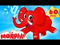 My Pet Elephant - Learn to Clean + 1 hour kids Video compilation by My Magic Pet Morphle