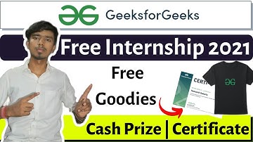 GeeksforGeeks Algo Geek Program | Free Goodies | Free Internship | Free Certificate