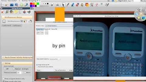 ActivExpression Asignación de dispositivos.