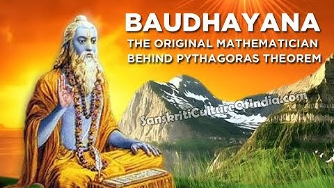 The Origin of Pythagoras Theorem - Pythagoras vs Baudhayana