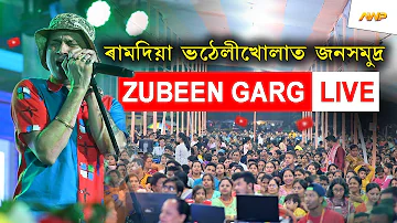 zubeen garg live performance at Hajo ramdia┃Tumi Suwa Jetiya