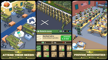 Idle Army Base Military Tycoon Mobile Gameplay Android