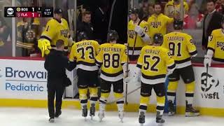 Charlie Mcavoy Exits Game After Hit From Sandis Vilmanis