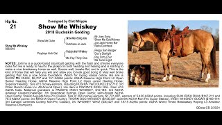 ➖Pitzer Ranch 2024 Spring Sale➖  Lot 21 Show Me Whiskey