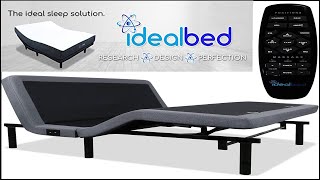 Adjustable bed base | iDealBed Adjustable Bed Base | Wall Hugger, Wireless Massage, Zero-Gravity