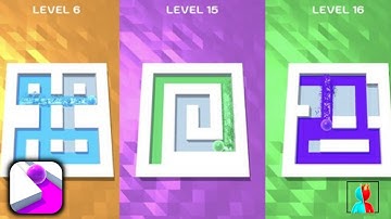 Roller Splat! All Levels Gameplay Android,ios 7-14