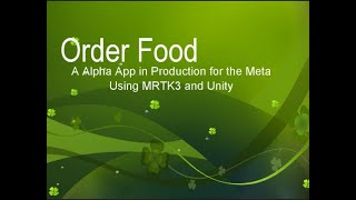 Order Food App Mrtk3 Hackathon
