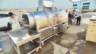 Carrot washing machine line,complete root vegetable cleaning line for process carrot,ginger,potatoes