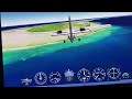 ￼ Geofs DHC -6 Twin otter landing to GAN international Airport ✨🏝️☀️