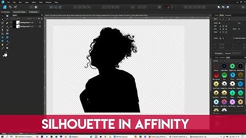 How to create a Silhouette from an Image in Affinity