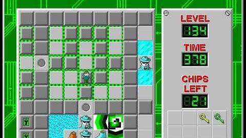 CCLP2 level 134 solution - 361 seconds