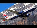 INNSBRUCK AIRPORT Planespotting - ONE OF THE MOST SPECTACULAR AIRPORT IN EUROPE