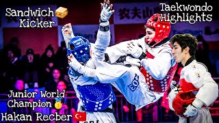 Hakan Recbersandwich Kicker Junior World Champion Amazing Taekwondo Athlete