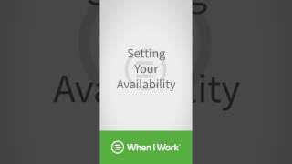 When I Work - Setting Your Availability on IOS screenshot 3