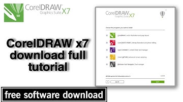 CorelDRAW X7 software download for free || graphic design software download