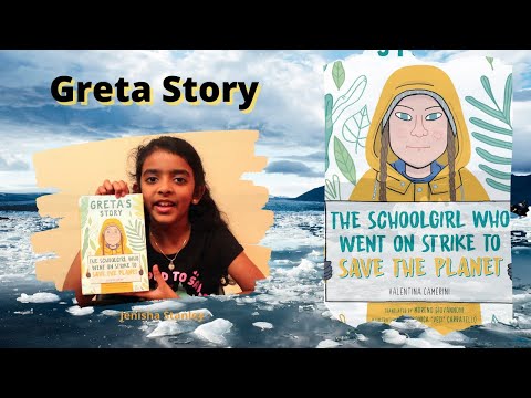 Greta's Story - Schoolgirl Who Went on Strike/ Kids' Book Review/ Children Book/ Valentina Camerini Greta's Story - Schoolgirl Who Went on Strike/ Kids' Book Review/ Children Book/ Valentina Camerini