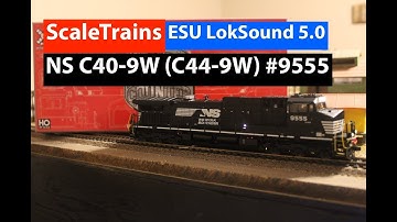 ScaleTrains Rivet Counter Ho Scale (Dash 9) C44-9W Norfolk Southern (C40-9W) ESU LokSound 5.0