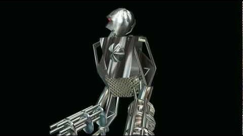 3D transformer robot: Modeled and animated using anim8or 9.7