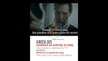 Carry on - Meaning, Pronunciation, Usage | Learn English with TV Shows & Movies