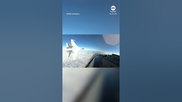 Startling video shows Russian fighter jet flying within feet of US F-16 near Alaska - ABC News