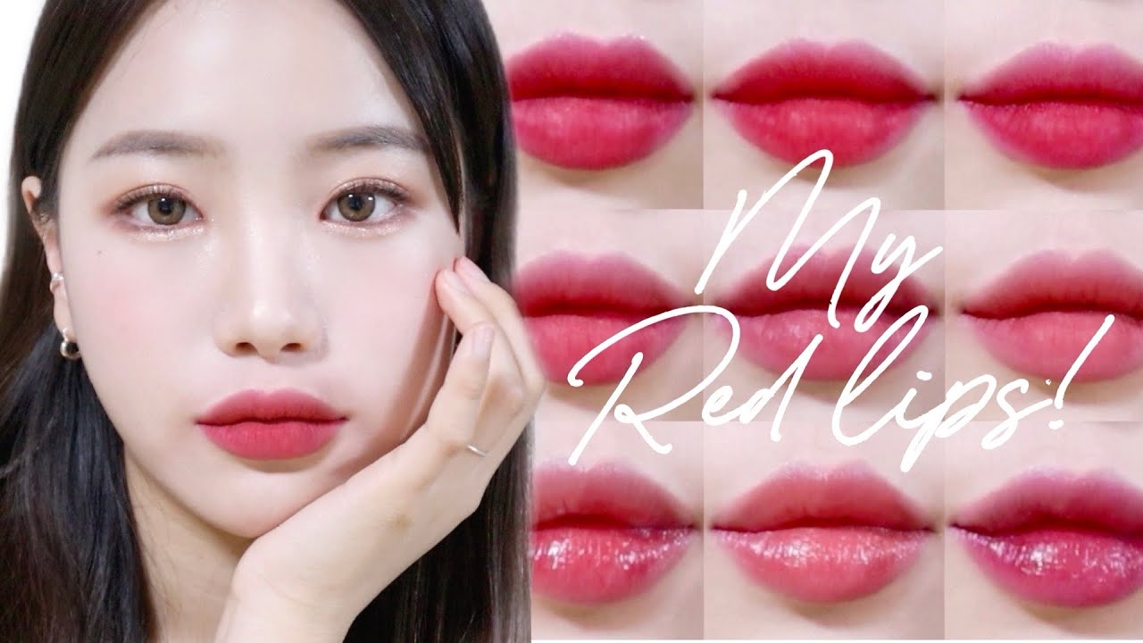 𝐌𝐲 𝐫𝐞𝐝 𝐥𝐢𝐩𝐬💋레드립 덕후의 레드립 추천! 웜+쿨+매트+촉촉💄(롬앤•라카•에스티로더•맥•에뛰드•어뮤즈•정샘물)