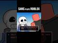 SANS plays ROBLOX (obby)