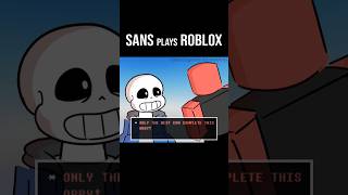 SANS plays ROBLOX (obby)