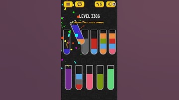 Water sort puzzle level 3306