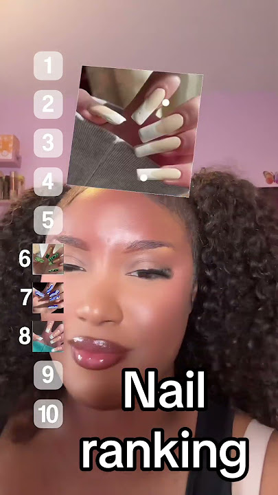 TikTok filter ranking nails #tiktok #makeup