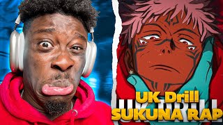 PUREOJUICE - SUKUNA RAP (King Of The Curses) Jujutsu Kaisen UK Drill 🤯😱🔥REACTION