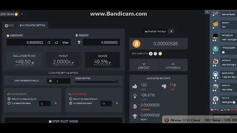 Bitcoin mining 1 bitcoin for 5 min (Bitsler Bot and Script Hack Bitcoin 2017) 98