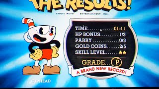 This is how you get the secret rank in cuphead part 2